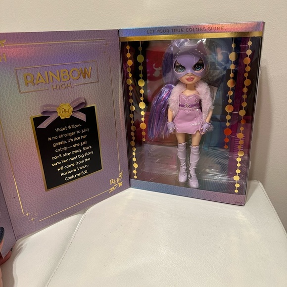 NWT RAINBOW HIGH VIOLET COSTUME BALL - Picture 7 of 8